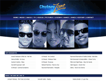 Tablet Screenshot of chutneyzone.com